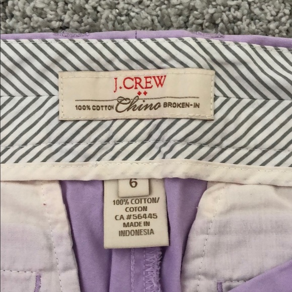 Light Purple J. Crew Shorts! - Picture 3 of 3